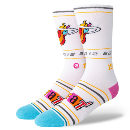 Stance X NBA MIA CE 2023 Socks - Large