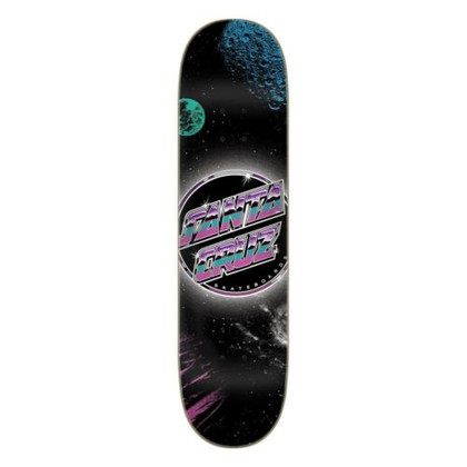 Santa Cruz Everslick Chrome Dot Space Skateboard Deck - 8 Inch