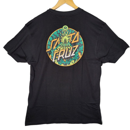 Santa Cruz Skateboards Volcano Dot Tee - Black