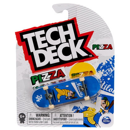 Tech Deck Fingerboard Skateboard - Pizza Skateboards Milou