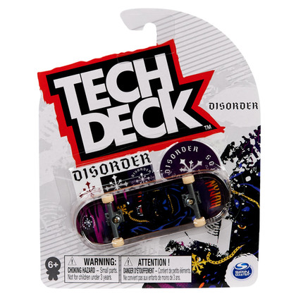 Tech Deck Fingerboard Skateboard - Disorder Nyjah Huston