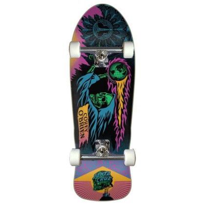 Santa Cruz x OBEY O Brien Reaper 9.85" Old School Cruiser Skateboard Complete