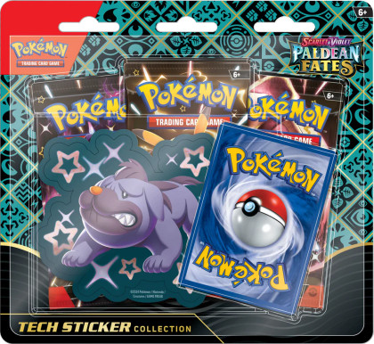 Pokemon TCG - Scarlet & Violet 4.5 Paldean Fates - Tech Sticker Collection - Maschiff