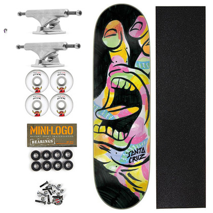 Santa Cruz Screaming Hand Everslick 8.8" Complete Skateboard