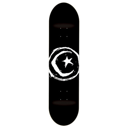 Foundation Star & Moon  8" Skateboard Deck - Black