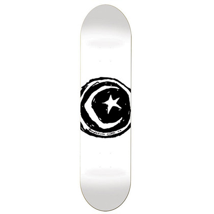 Foundation Star & Moon 8.25" Skateboard Deck - White