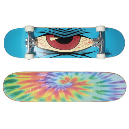 Toy Machine Mad Eye 7.75" Complete Skateboard - Blue Tie Dye
