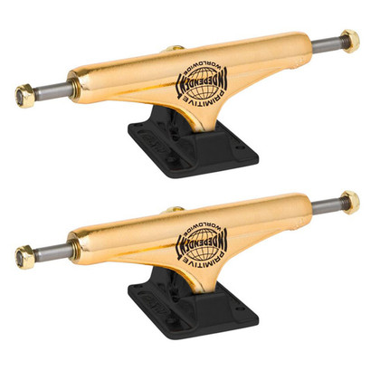 Independent Stage 11 Mid Skateboard Trucks - Gold/Black