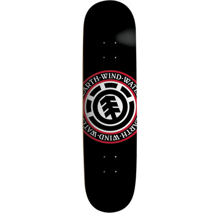 Element Seal Logo 8.5" Skateboard Deck - Black