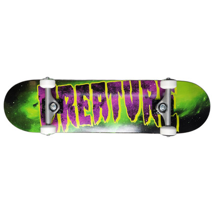 Creature Galaxy 7.8" Complete Skateboard - Purple/Green