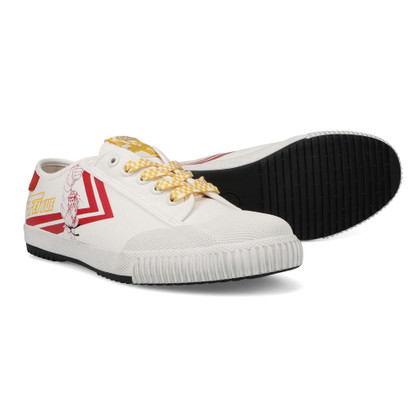 Feiyue X Street Fighter Ryu Fe Lo Martial Arts Shoes - White/Red