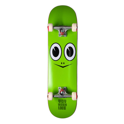 Toy Machine Turtle Face 8" Complete Skateboard - Green