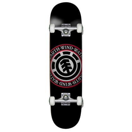Element Seal 8" Pro Complete Skateboard - Black