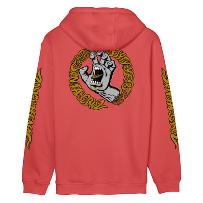 Santa Cruz Skateboards Screaming Hand 50 Hoodie - Astro Dust