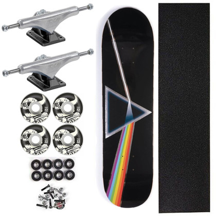 Habitat X Pink Floyd Dark Side Of The Moon 8.5" Complete Skateboard - Black