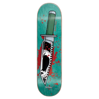 Blind Papa Reaper Knife R7 8.375'' Skateboard Deck - Teal