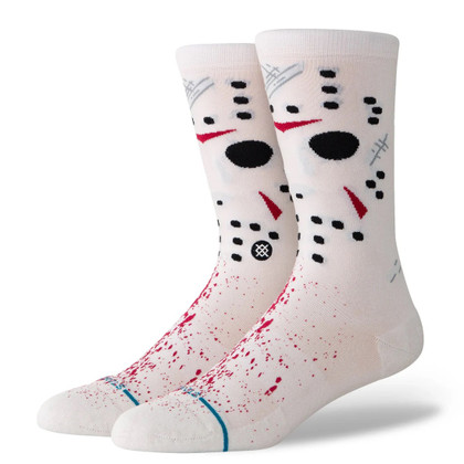 Stance x Friday the 13th Jason Crew Socks - White