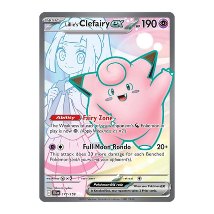 Lillie's Clefairy EX - Scarlet and Violet Joureny Together - 173/159 - Single Card