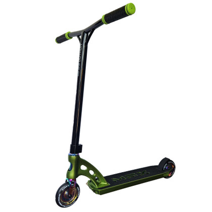 MGP x Fasen  MFX Custom Stunt Scooter - Green/Black/Neo Chrome