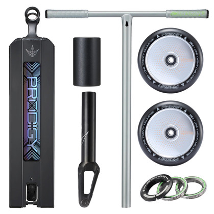 Blunt Envy Prodigy X PX Custom Street Stunt Scooter - Tall Teenagers/Adults - Black/Silver 