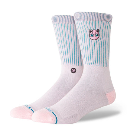 Stance X Pokemon Jigglypuff Crew Socks - Pink