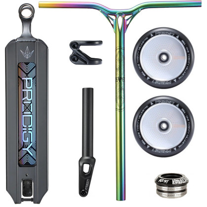 Blunt Prodigy X PX Reaper Custom Street Stunt Scooter - Black/Oil Slick