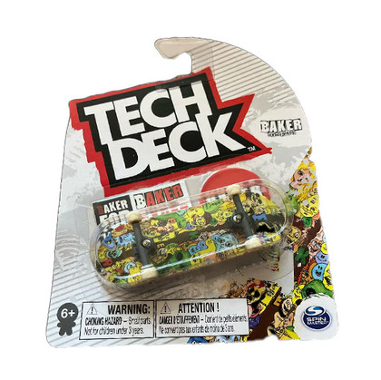 Tech Deck Baker Crazy Crowd Fingerboard Skateboard - Multi