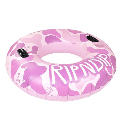 Ripndip Lord Nermal Camo Pool Tube Float - Pink