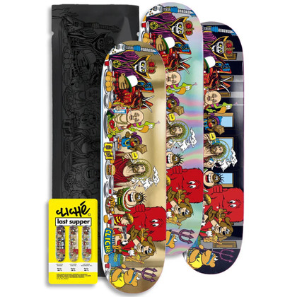 Cliche Last Supper Golden Ticket Blind Bag Skateboard Deck 8.5"