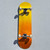 Rocket Complete Skateboard - 8 Inch - Double Dipped Fade - Orange