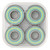 Bronson Speed Co G3 Samaria Brevard Skateboard Bearings - Blue
