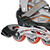 Roller Derby Stingray R7 Adjustable Inline Roller Skates - Grey/Orange