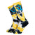 Santa Cruz Skateboards Screaming Hand Tie Dye Socks - White / Yellow / Purple Tie Dye