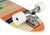 D Street Coda Surfskate 29 x 9 Inch Cruiser Skateboard - Multi