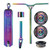 Fasen x Blunt Custom Stunt Scooter - Full Oil Slick Rainbow 