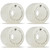 Arbor Outlook 69mm 78A Cruiser Skateboard Wheels - Ghost White