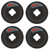 OJ x Santa Cruz Screaming Hand Chubbies 56mm 101a Skateboard Wheels - Black