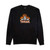 Thrasher Skateboard Magazine Who Cares Crew Sweatshirt  - Black