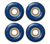 Spitfire - Classic Skateboard wheels - 56mm 99DU - Blue