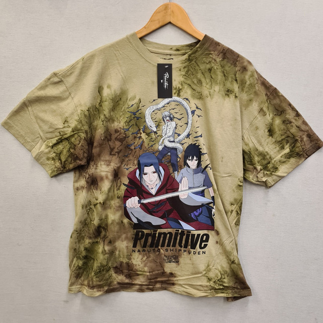 Primitive Skateboards X Naruto - Izanmi Tee - Green Wash