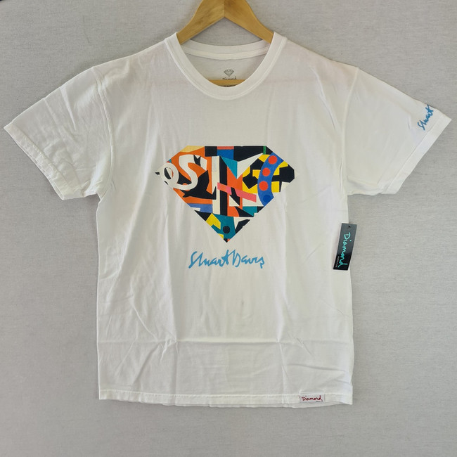 White diamond shop supply shirt