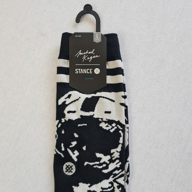 Stance x Michael Kagan - Some Things Change Socks - Black/White