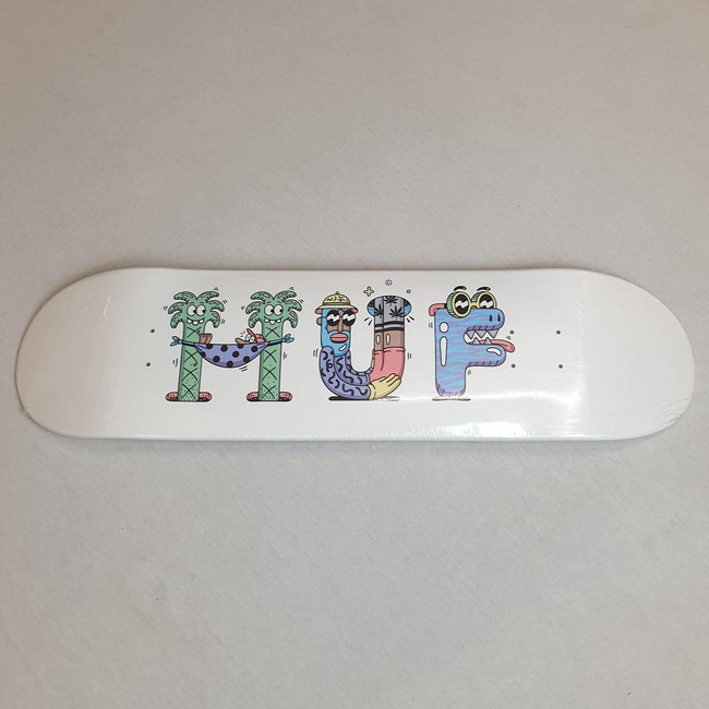 HUF Worldwide x Steven Harrington Skate Deck - White