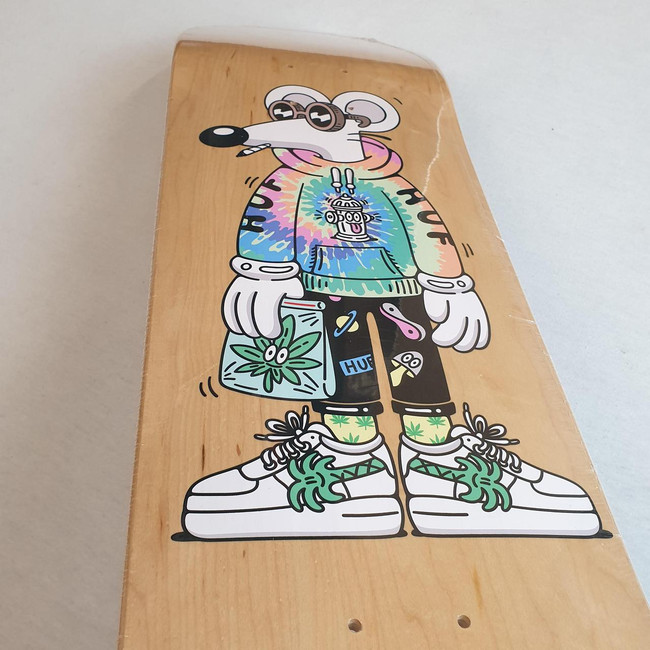 HUF Worldwide x Steven Harrington Skate Deck - White