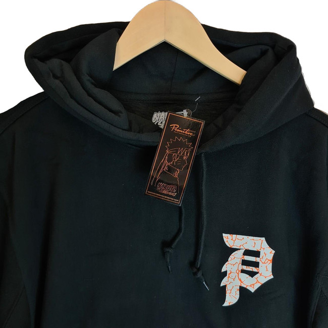 Primitive Skateboards X Naruto Dirty P Logo Hoodie - Black