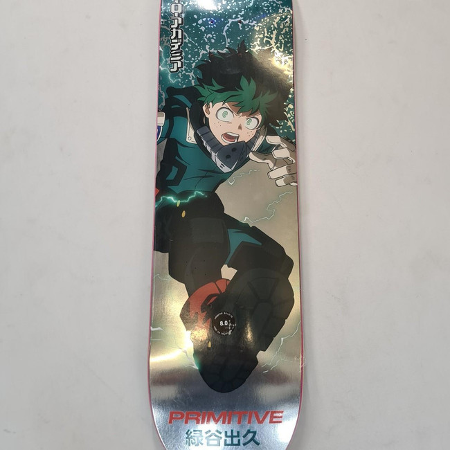 Primitive X My Hero Academia Full Cowl Skateboard Deck - 8 Inch