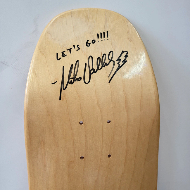 Street Plant Samurai Signed Skateboard Deck - Mike Vallely Signed