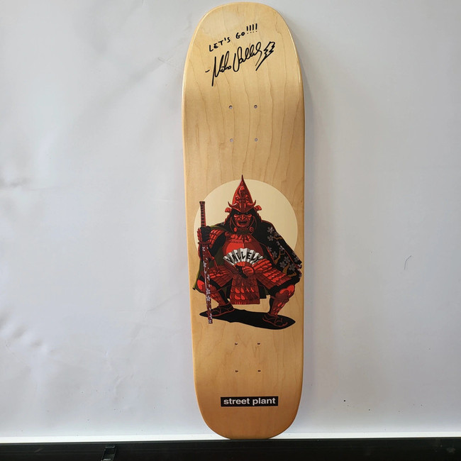 Street Plant Samurai Signed Skateboard Deck - Mike Vallely Signed