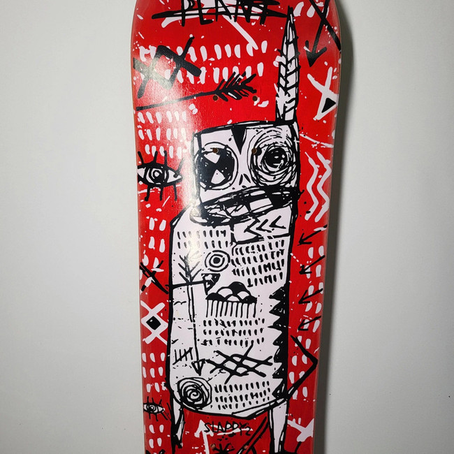 Street Plant Samurai Signed Skateboard Deck - Mike Vallely Signed Street Plant Samurai Signed Skateboard Deck - Mike Vallely Signed