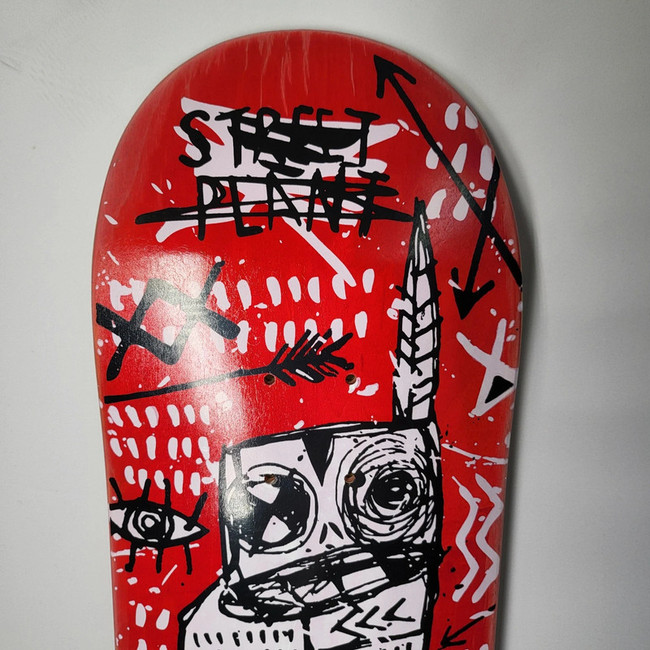 Street Plant Samurai Signed Skateboard Deck - Mike Vallely Signed